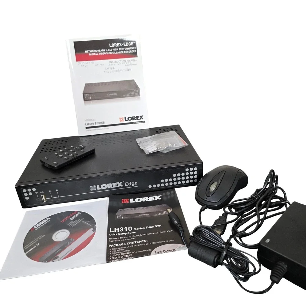 Lorex Edge LH318000 Series DVR Surveillance Recorder H.264 Security 8 Channel